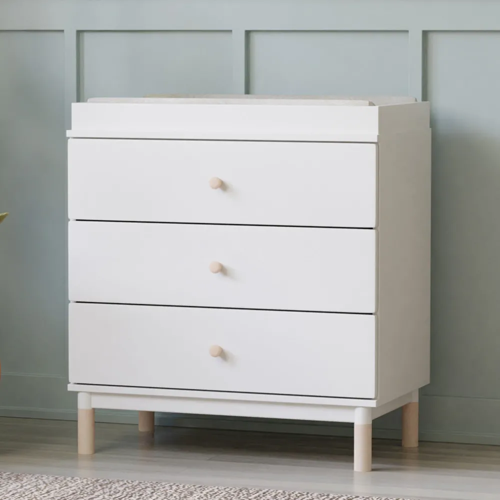 Gelato 3-Drawer Compact Changer Dresser with Removable Changing Tray (34")