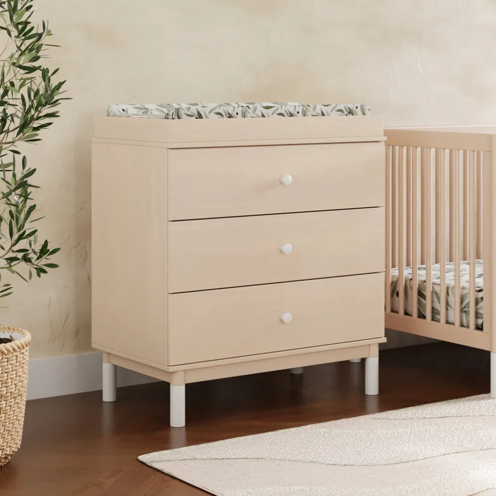 Gelato 3-Drawer Compact Changer Dresser with Removable Changing Tray (34")
