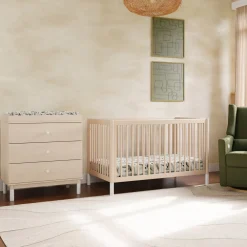 Gelato 4-in-1 Convertible Crib with Toddler Bed Conversion Kit