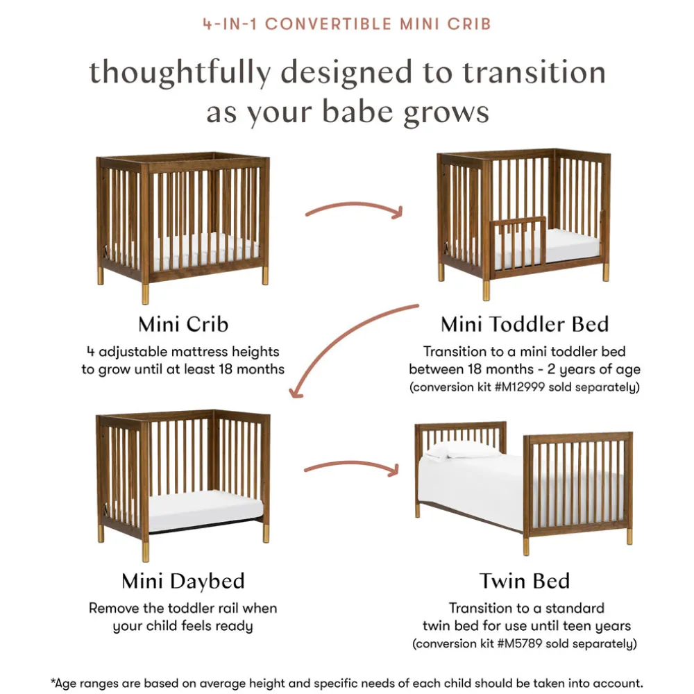 Gelato 4-in-1 Mini Crib