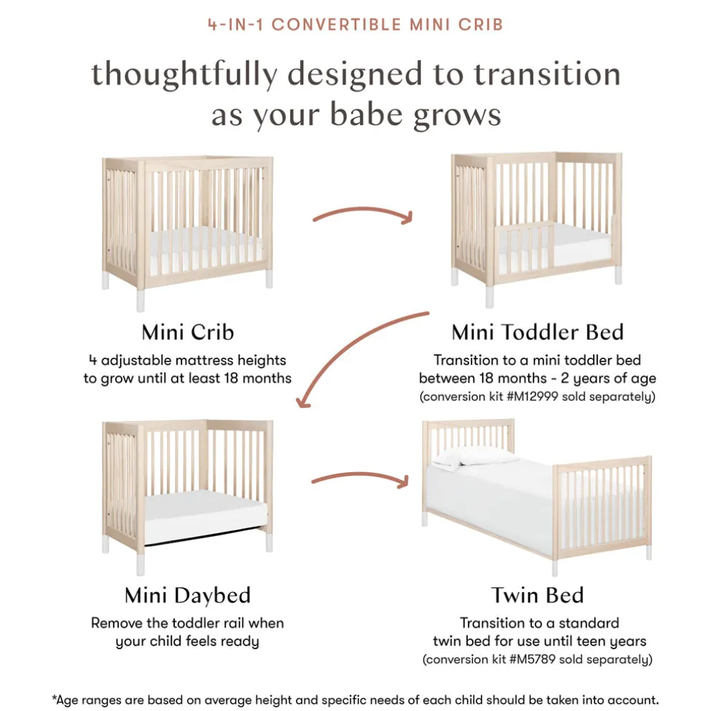 Gelato 4-in-1 Mini Crib
