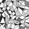 Geometric Shapes Mural