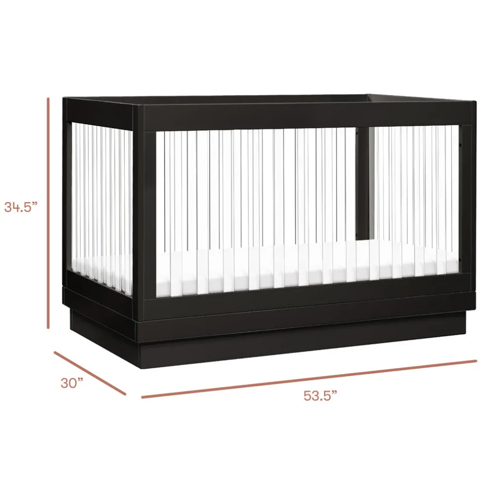 Harlow 3-in-1 Convertible Crib with Toddler Bed Conversion Kit