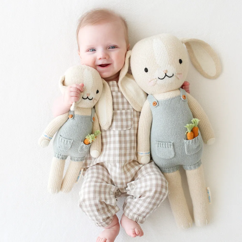 Henry The Bunny Hand-Knit Doll