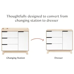 Hudson 3-Drawer Compact Changer Dresser with Removable Changing Tray (40