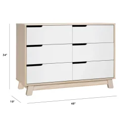 Hudson 6 Drawer Double Dresser