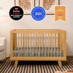 Hudson 3-in-1 Convertible Crib + Toddler Rail