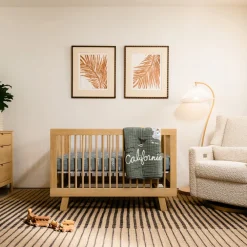 Hudson 3-in-1 Convertible Crib + Toddler Rail