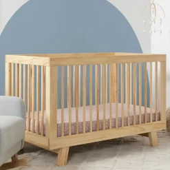 Hudson 3-in-1 Convertible Crib + Toddler Rail