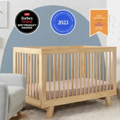 Hudson 3-in-1 Convertible Crib + Toddler Rail