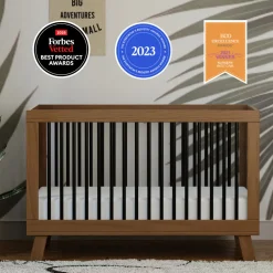 Hudson 3-in-1 Convertible Crib + Toddler Rail