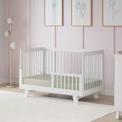 Hudson 3-in-1 Convertible Crib + Toddler Rail