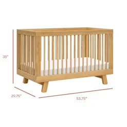 Hudson 3-in-1 Convertible Crib + Toddler Rail