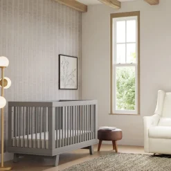 Hudson 3-in-1 Convertible Crib + Toddler Rail