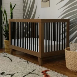 Hudson 3-in-1 Convertible Crib + Toddler Rail