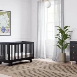 Hudson 3-in-1 Convertible Crib + Toddler Rail