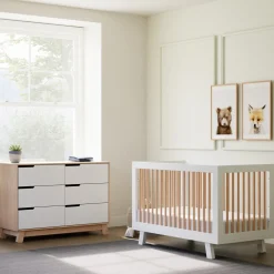 Hudson 3-in-1 Convertible Crib + Toddler Rail
