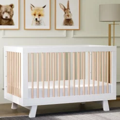 Hudson 3-in-1 Convertible Crib + Toddler Rail