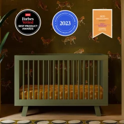 Hudson 3-in-1 Convertible Crib + Toddler Rail