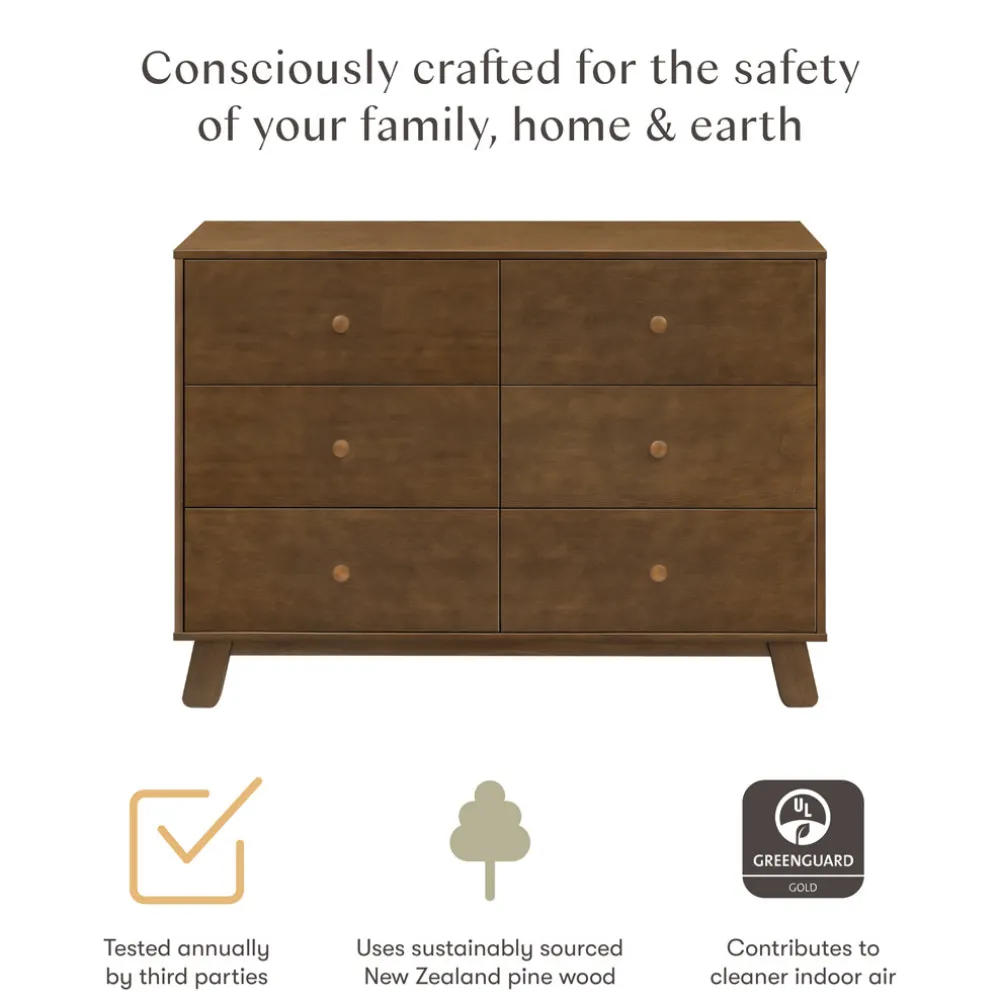 Hudson Modern 6-Drawer Assembled Dresser (48")