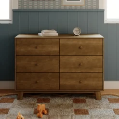 Hudson Modern 6-Drawer Assembled Dresser (48