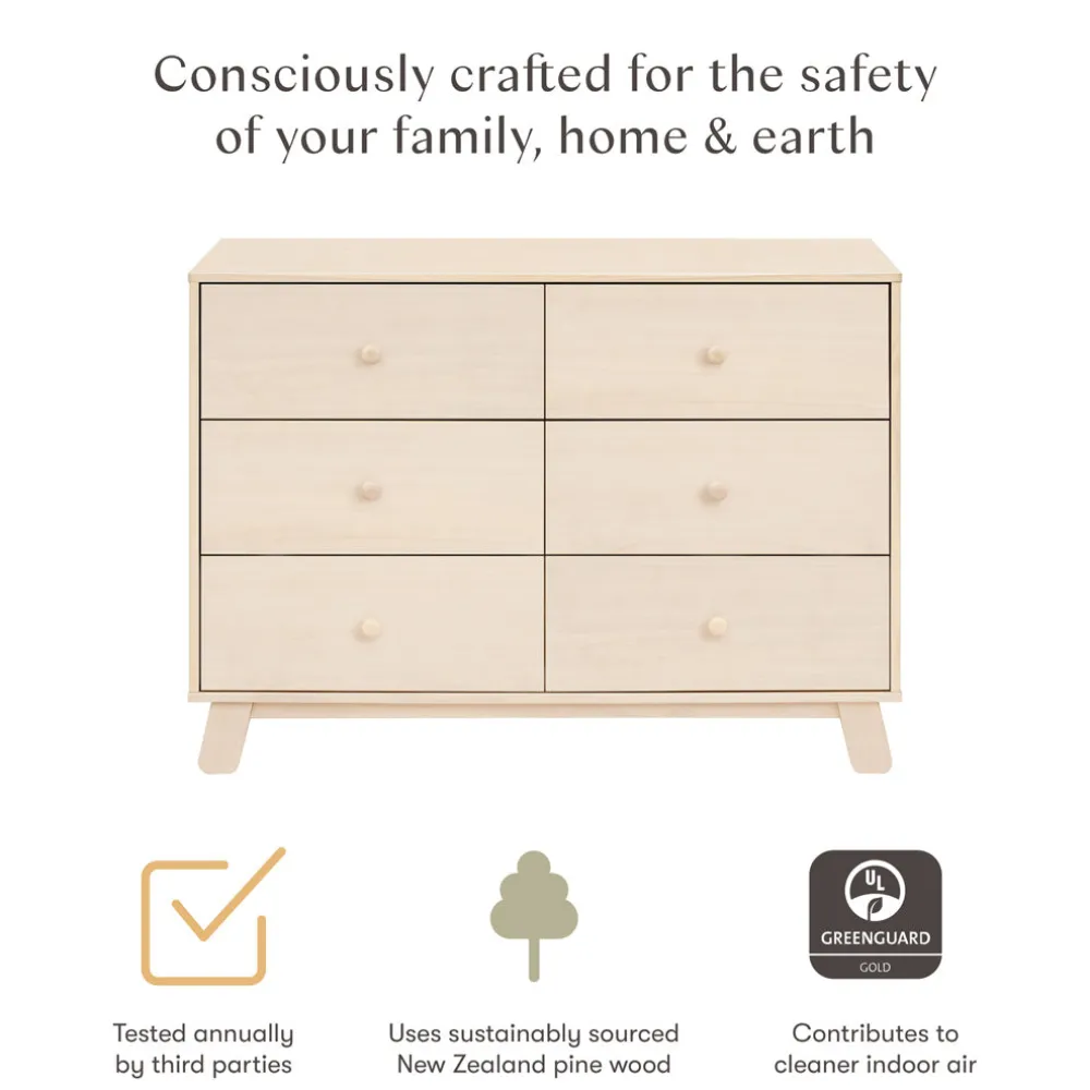 Hudson Modern 6-Drawer Assembled Dresser (48")
