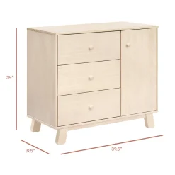 Hudson Modern 3-Drawer Dresser