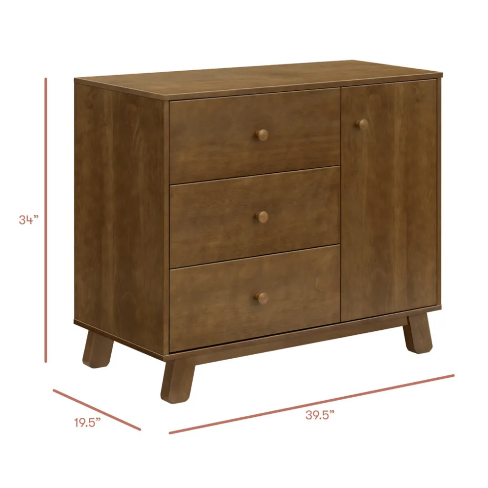 Hudson Modern 3-Drawer Dresser