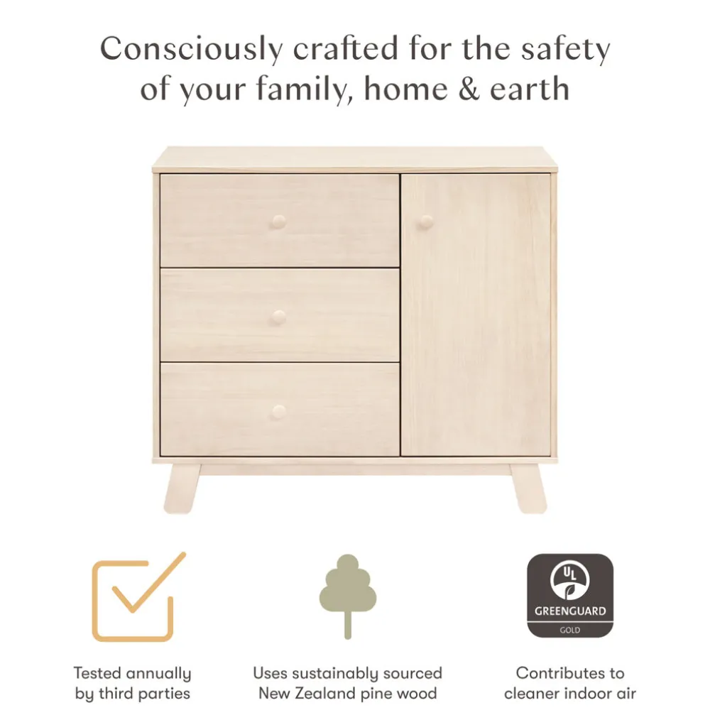 Hudson Modern 3-Drawer Dresser