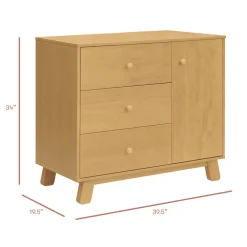 Hudson Modern 3-Drawer Dresser