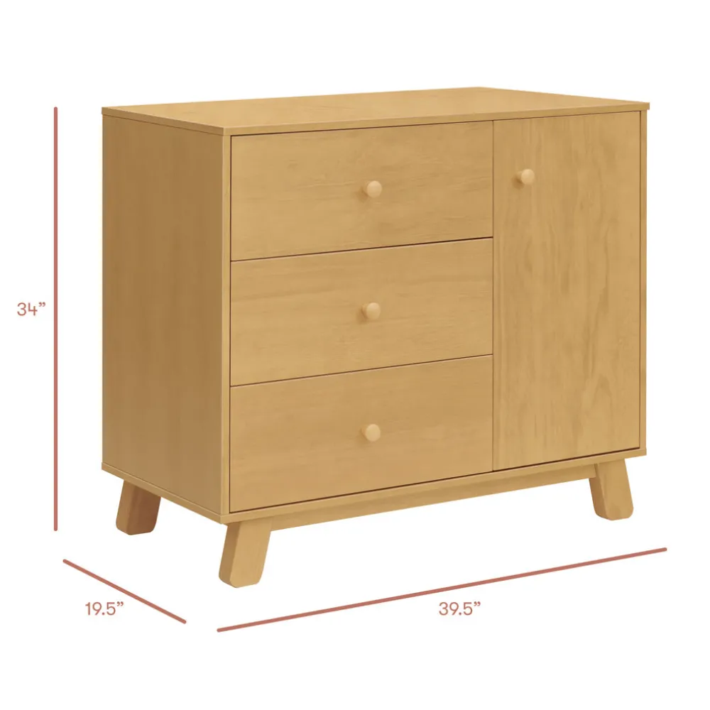Hudson Modern 3-Drawer Dresser