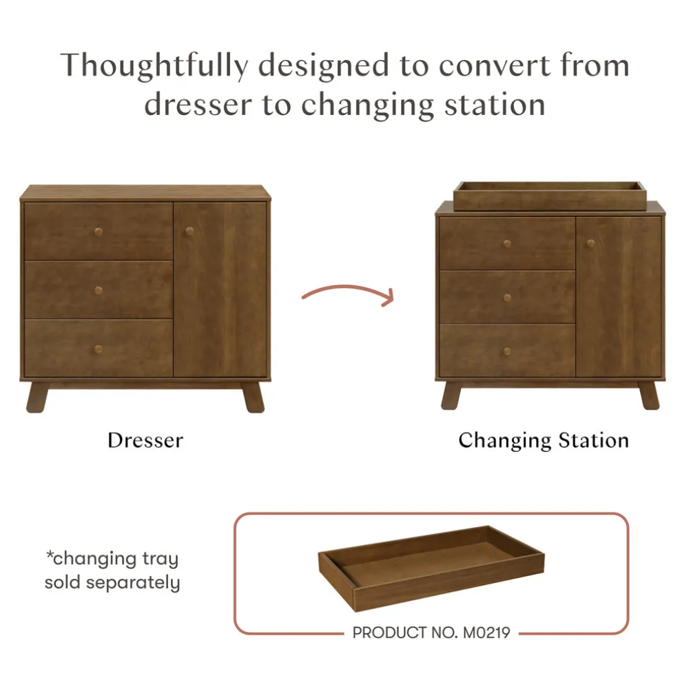 Hudson Modern 3-Drawer Dresser