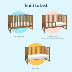 Hunter 3-in-1 Convertible Crib