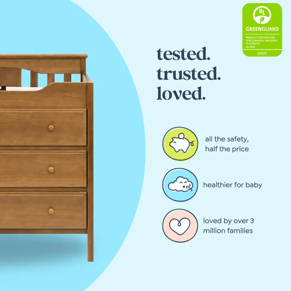 Jayden 3-Drawer Changer Dresser