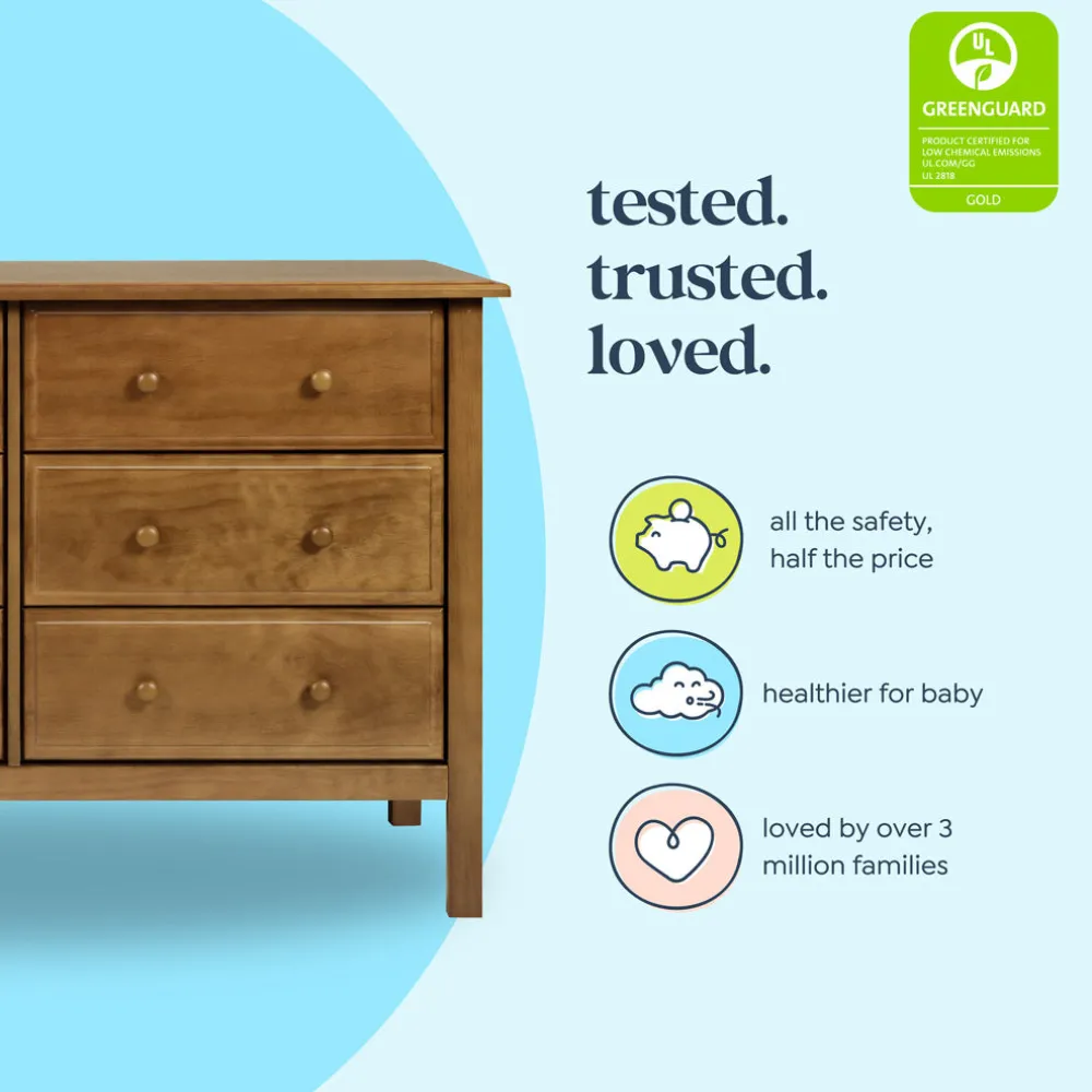 Jayden 6-Drawer Double Wide Dresser