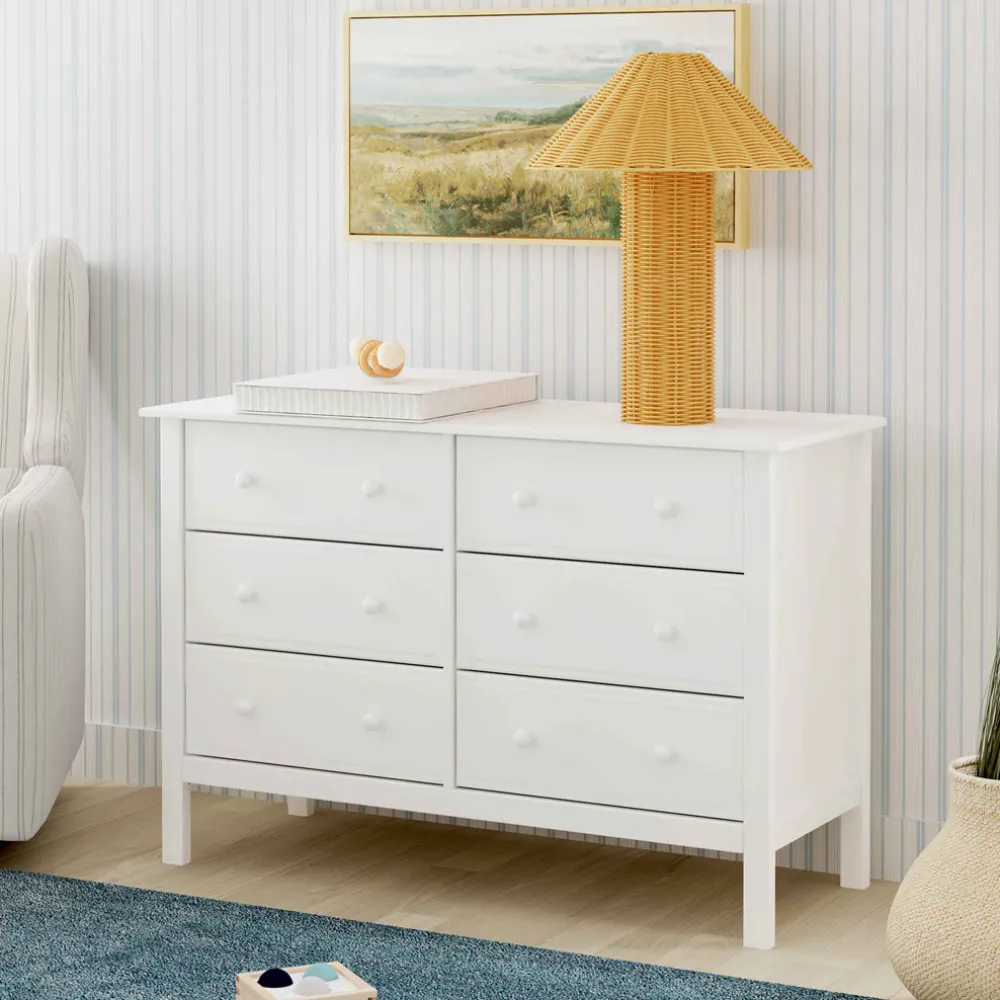 Jayden 6-Drawer Double Wide Dresser