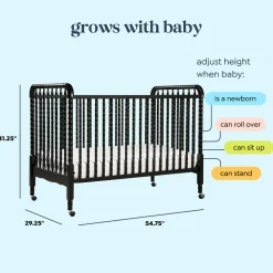 Jenny Lind 3-in-1 Convertible Crib