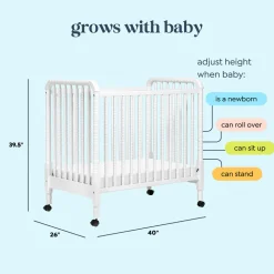 Jenny Lind 3-in-1 Convertible Mini Crib