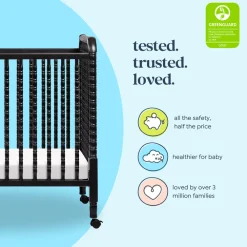 Jenny Lind 3-in-1 Convertible Mini Crib