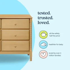 Jenny Lind Spindle 6-Drawer Dresser