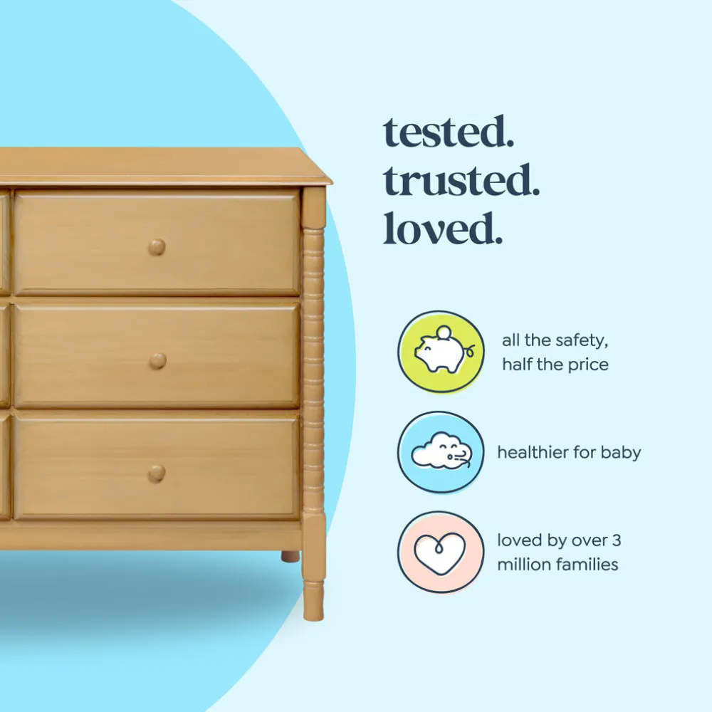 Jenny Lind Spindle 6-Drawer Dresser