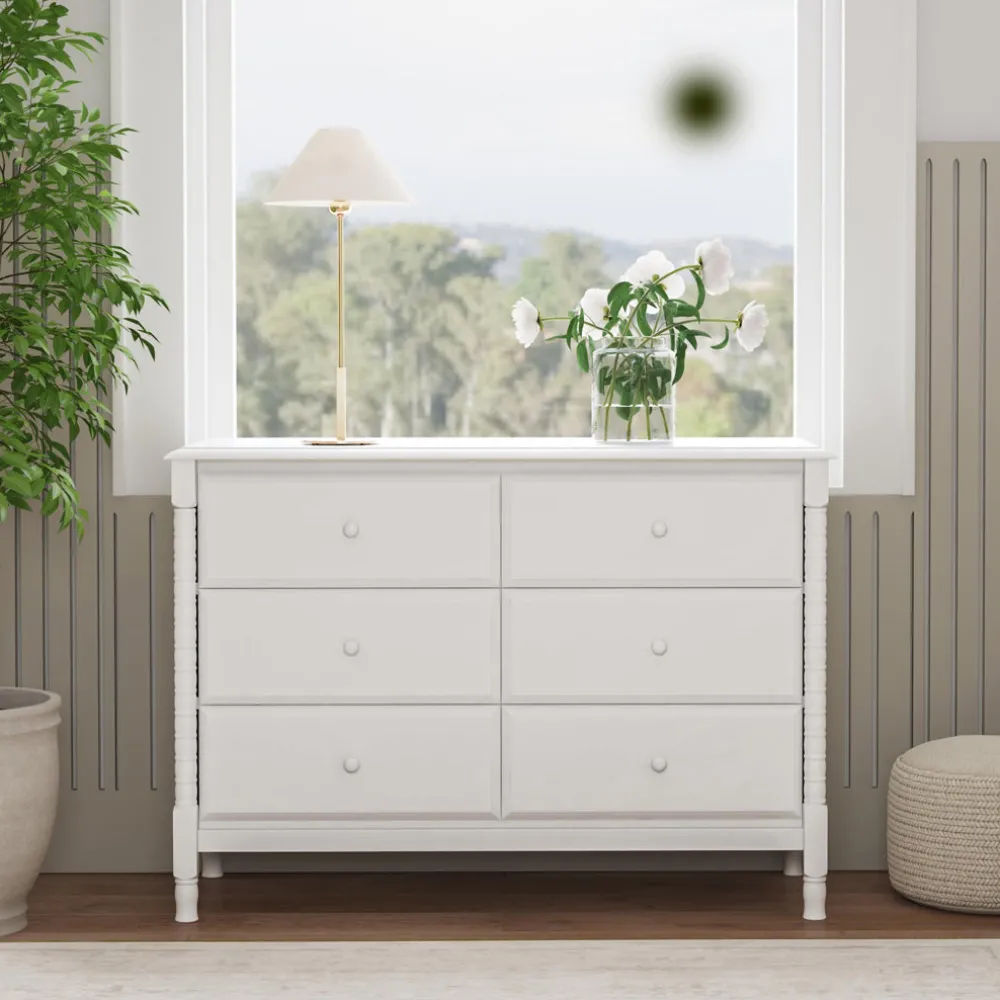 Jenny Lind Spindle 6-Drawer Dresser