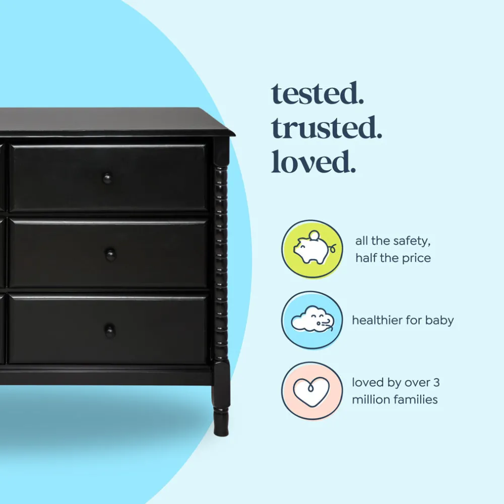 Jenny Lind Spindle 6-Drawer Dresser