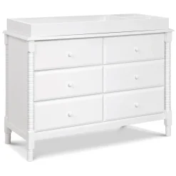 Jenny Lind Spindle 6-Drawer Dresser