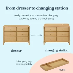 Jenny Lind Spindle 6-Drawer Dresser