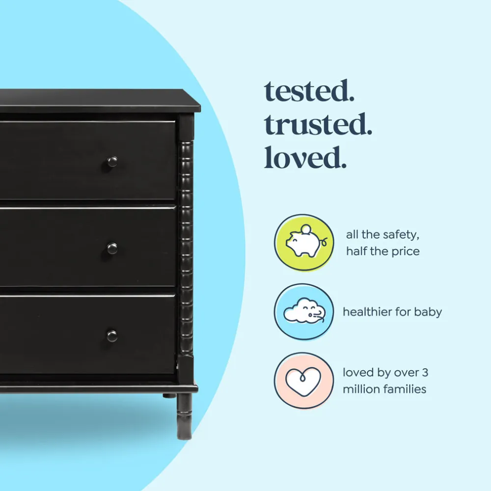 Jenny Lind Spindle 3-Drawer Dresser