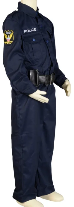 Junior Police Officer Suit with Cap and Belt