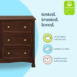 Kalani 6-Drawer Double Wide Dresser