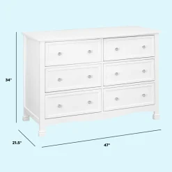 Kalani 6-Drawer Double Wide Dresser