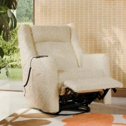 Kiwi Deluxe Power Recliner and Swivel Glider with Heat and Massage